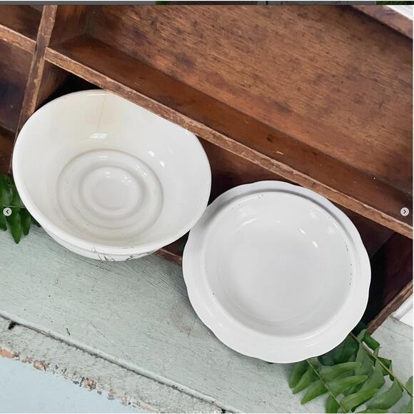 Vintage Brown Transferware Covered SOAP DISH Ironstone Daffodil Flower Vanity - Picture 6 of 9